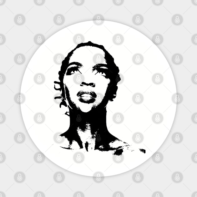 Young Lauryn Hill Magnet by UrbanLifeApparel